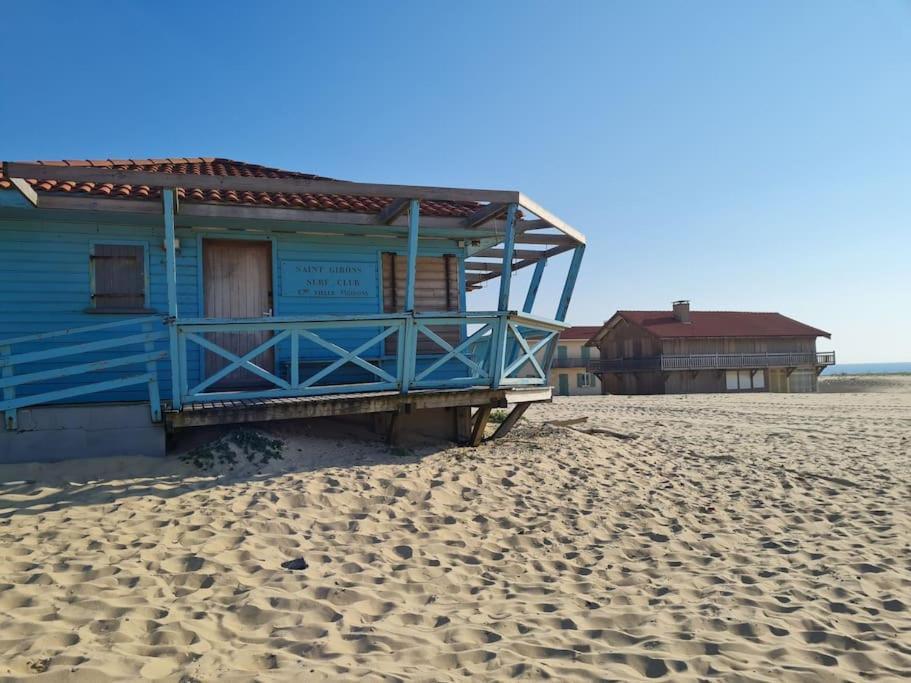 Superbe Studio A 8Mn En Voiture De La Plage Linxe Kültér fotó